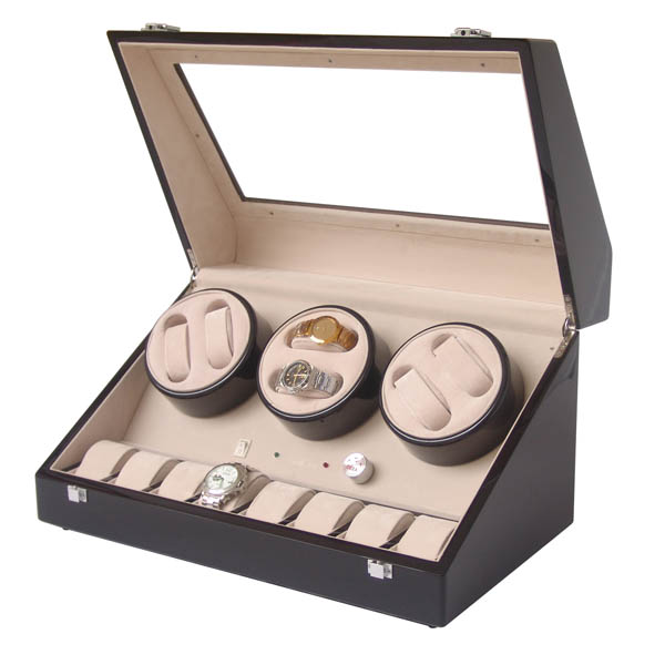 OEEA 6 Automatic watch winder with 8 watch box TWB206